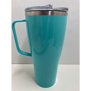 BrüMate Turquoise Travel Mug With Handle & Lid - 32 Oz preowned